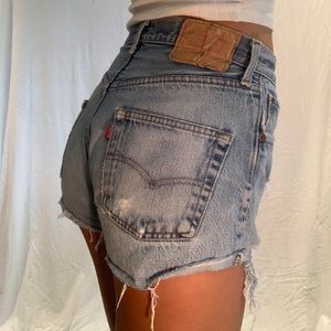 Denim Levi’s shorts